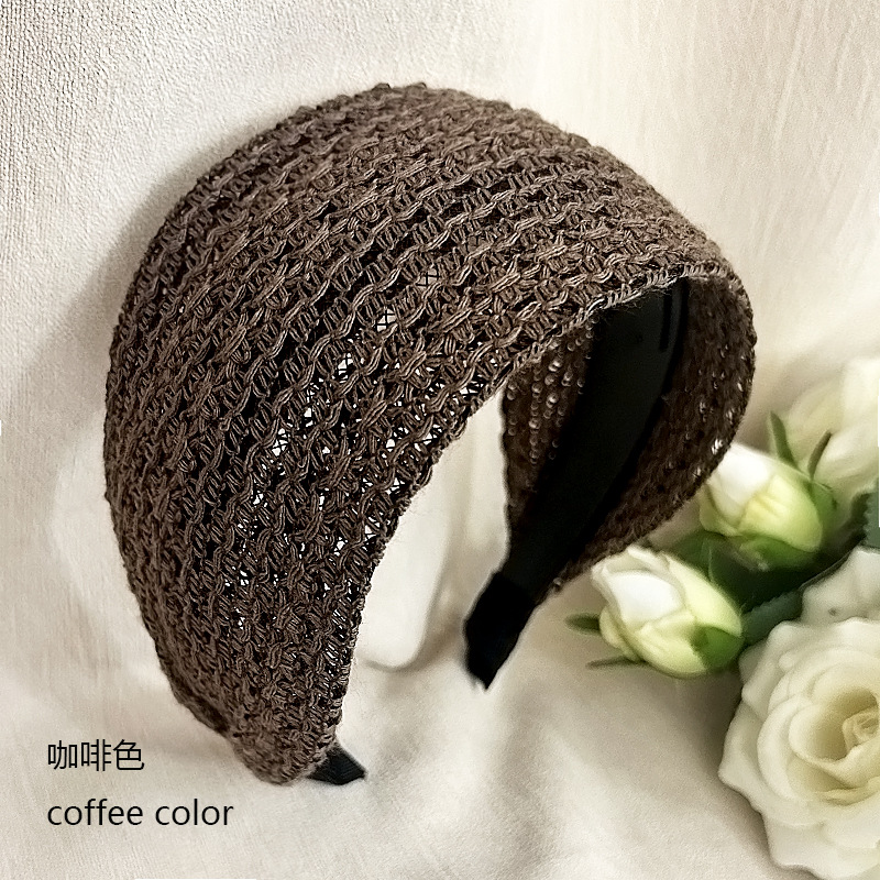 Women Accessories Online - 8 Cm Wide-brimmed Headband New Non-slip
