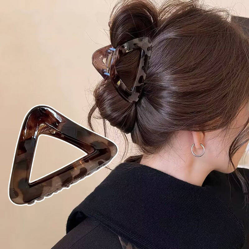 Hair Claw Clip Set - Geometry Triangle Large Hair Claw Clips