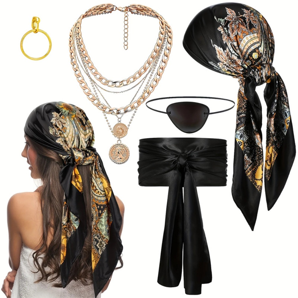 Women Accessories Bracelet - Pirate Costume Accessory Set 5 Piece