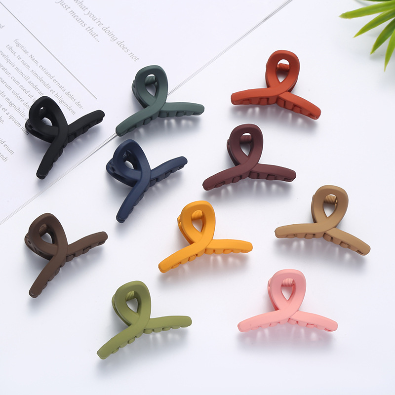 Hair Claw Clip Set - New Fashion Small 4.5cm Frosted Simple