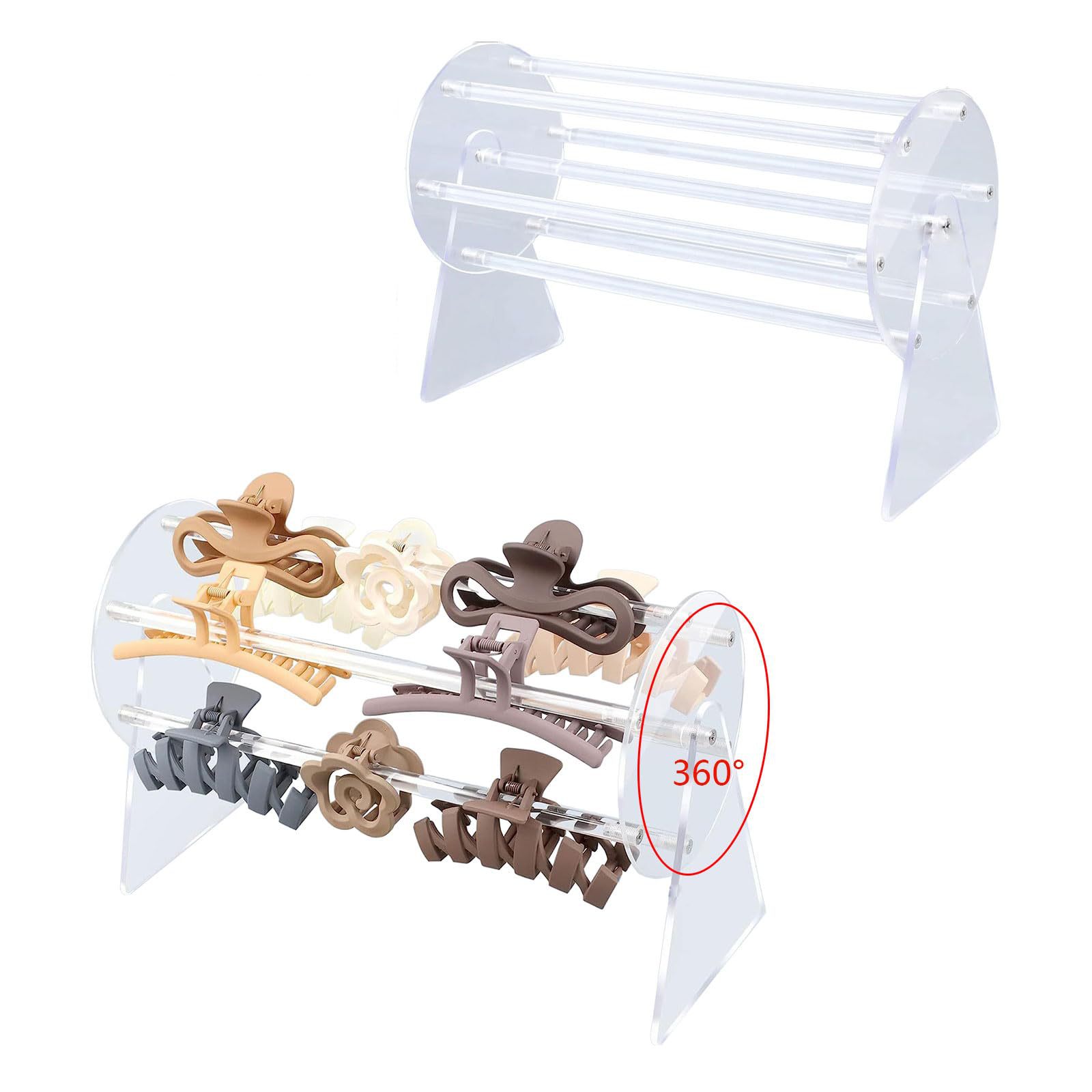 1 Set Acrylic Claw Clip Organi - Hair Claw Clip Set บทวิจารณ์และราคา