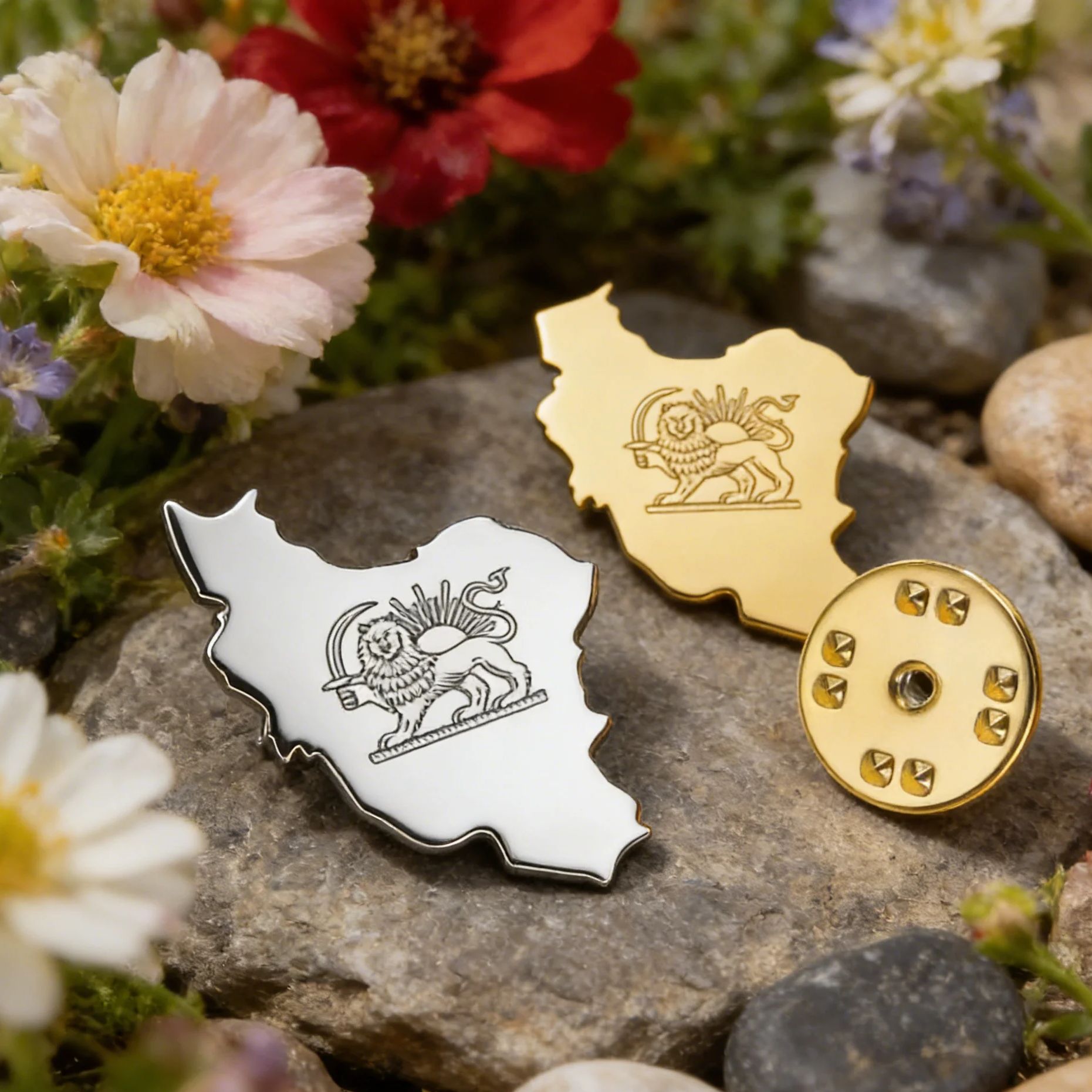 Lucktune Iran Pin Brooch Stain - Brooch Pin Gold บทวิจารณ์และราคา