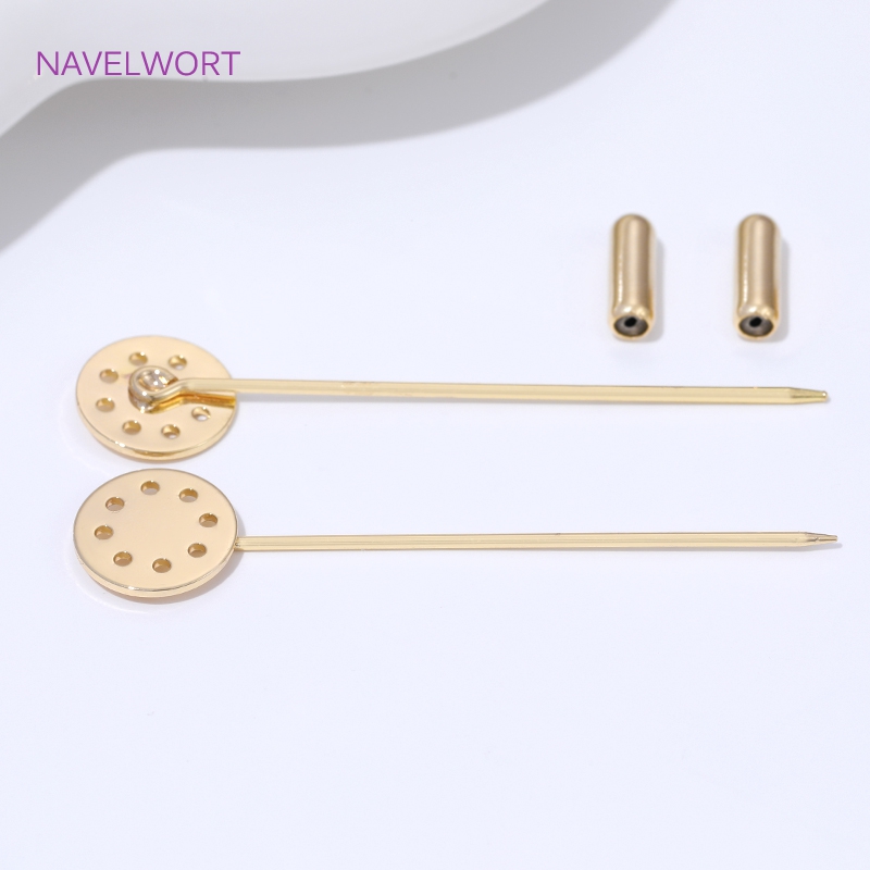 14K Gold Plated Long Brooch Sa - Brooch Pin Gold บทวิจารณ์และราคา