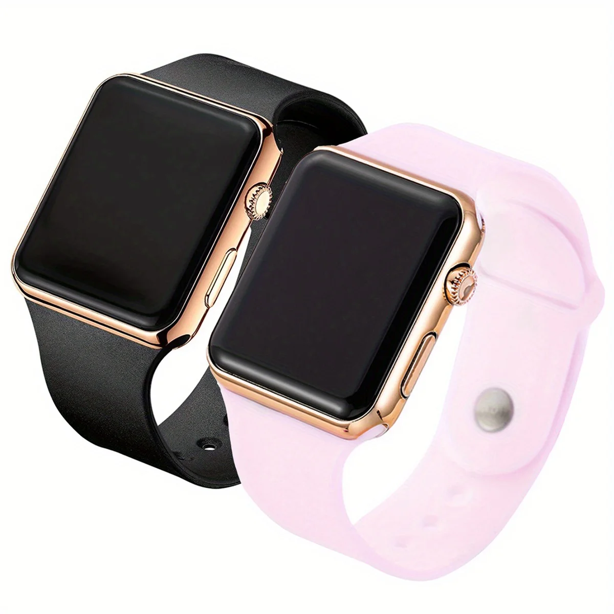 2pcs Couples Watch LED Display - Women Accessories Display บทวิจารณ์และราคา