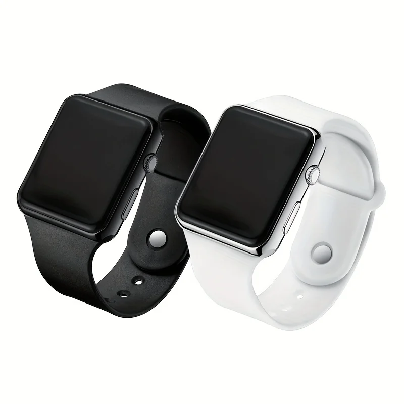 2pcs Couples Watch LED Display - Women Accessories Display บทวิจารณ์และราคา