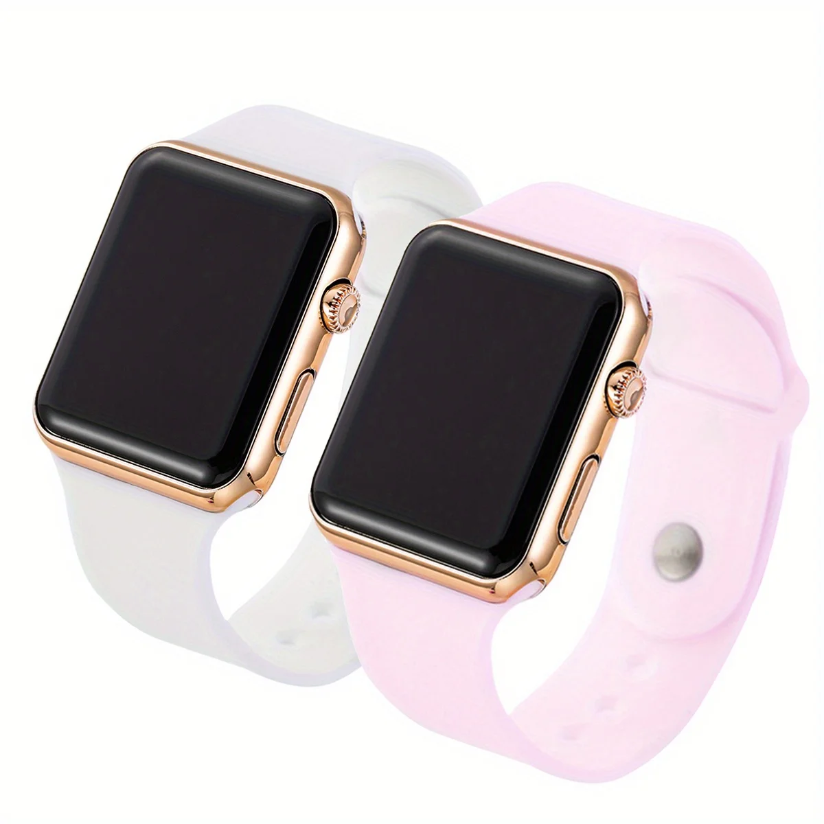 2pcs Couples Watch LED Display - Women Accessories Display บทวิจารณ์และราคา