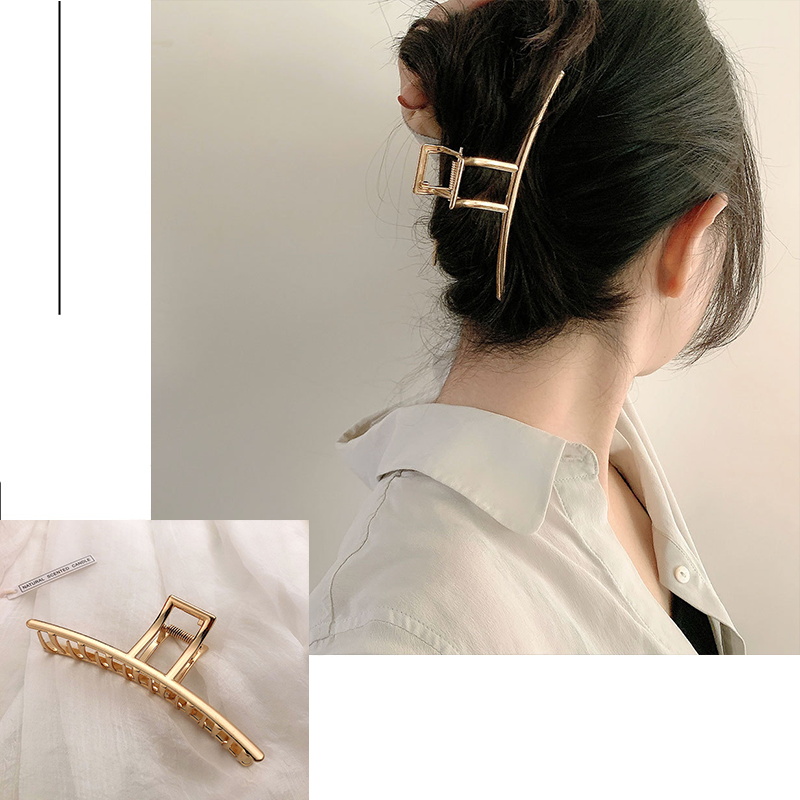 Fashion Metal Hair Claw For Wo - Hair Claw Clip Set บทวิจารณ์และราคา