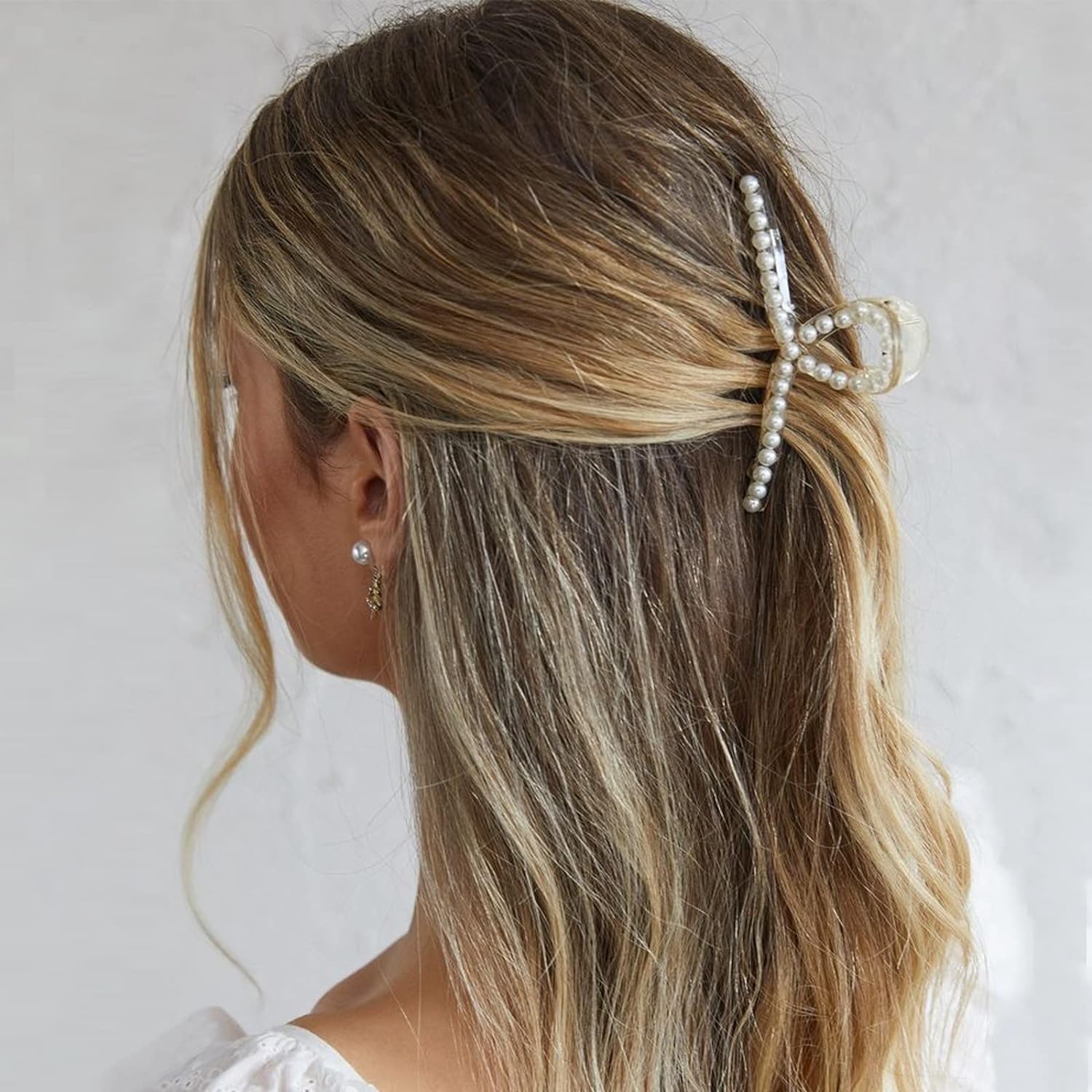 Elegant Imitation Pearl Hair C - Women Accessories Online บทวิจารณ์และราคา