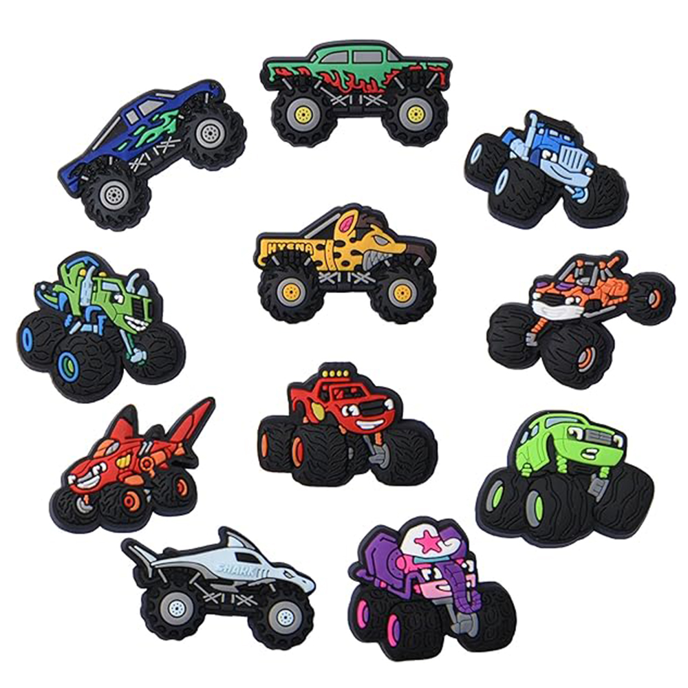 11Pcs Cars Cartoon Shoe Charms - Women'S Accessories For Crocs บทวิจารณ์และราคา