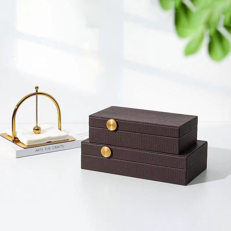 Small Leather Jewelry Box for  - Women Accessories Display บทวิจารณ์และราคา