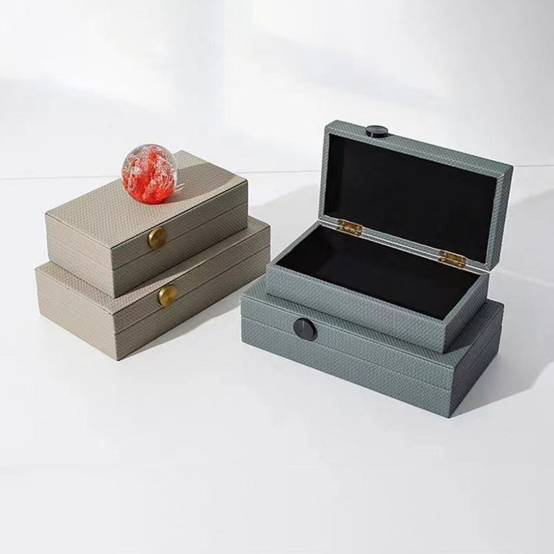 Small Leather Jewelry Box for  - Women Accessories Display บทวิจารณ์และราคา