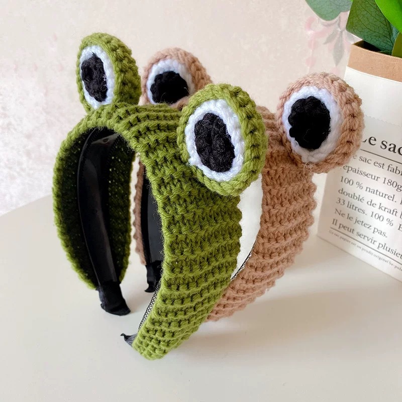 Big Eyes Knit Frog Headband Wa - Women Accessories Online บทวิจารณ์และราคา