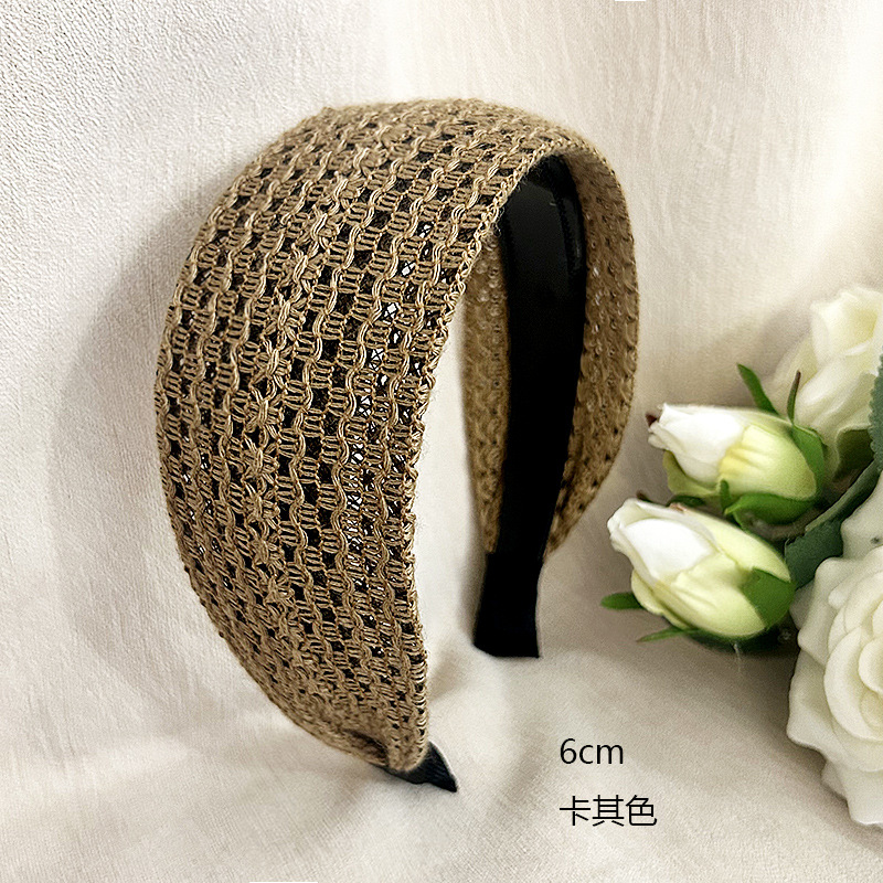 8 Cm Wide-brimmed Headband New - Women Accessories Online บทวิจารณ์และราคา