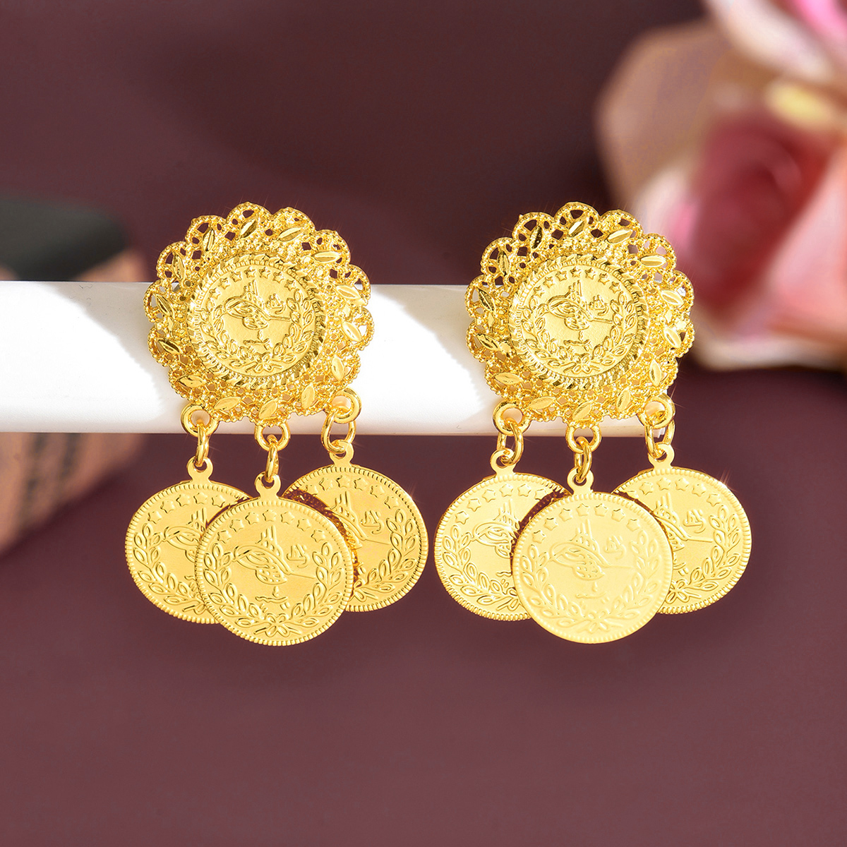 Luxury Gold-Plated Bride Brooc - Brooch Pin Gold บทวิจารณ์และราคา
