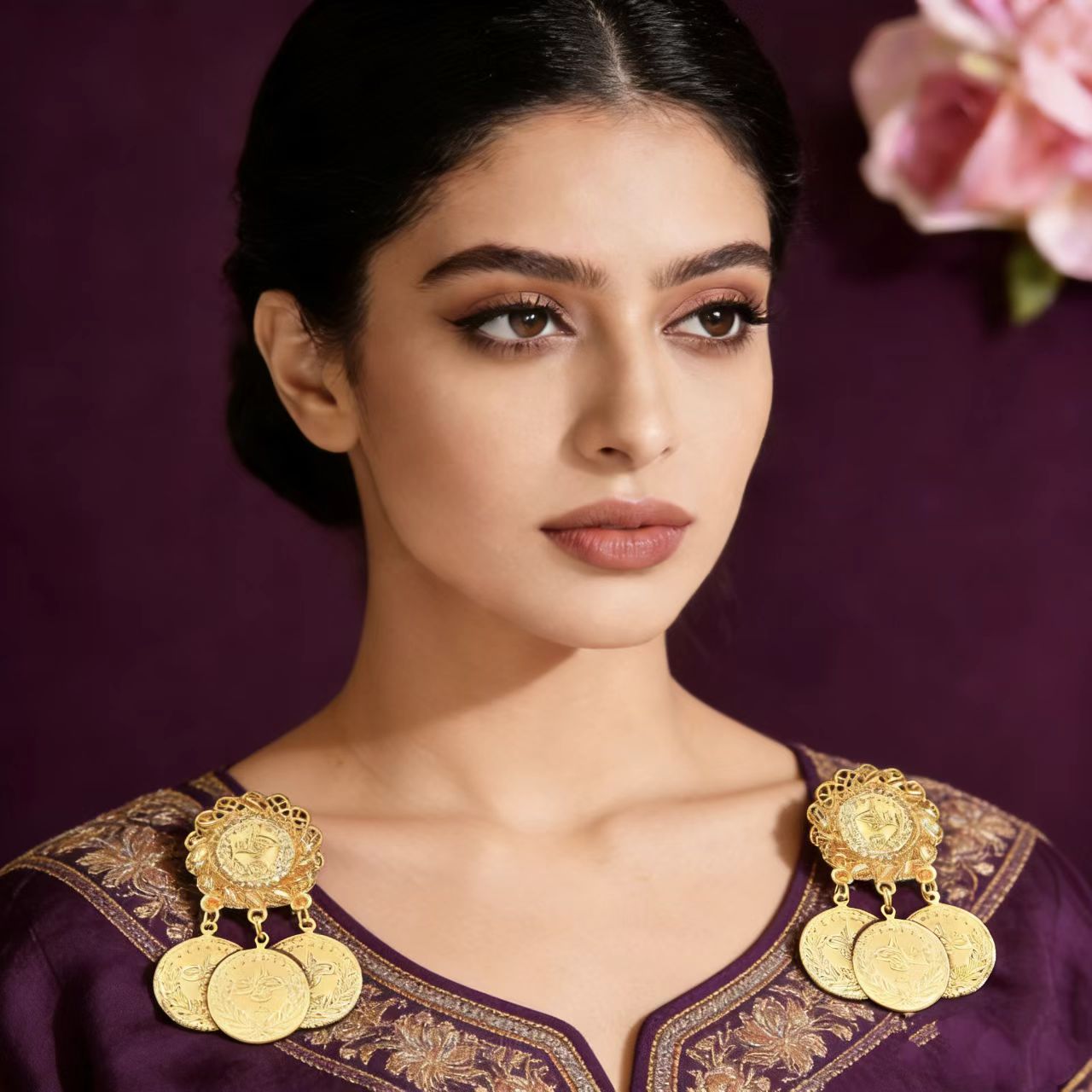 Luxury Gold-Plated Bride Brooc - Brooch Pin Gold บทวิจารณ์และราคา