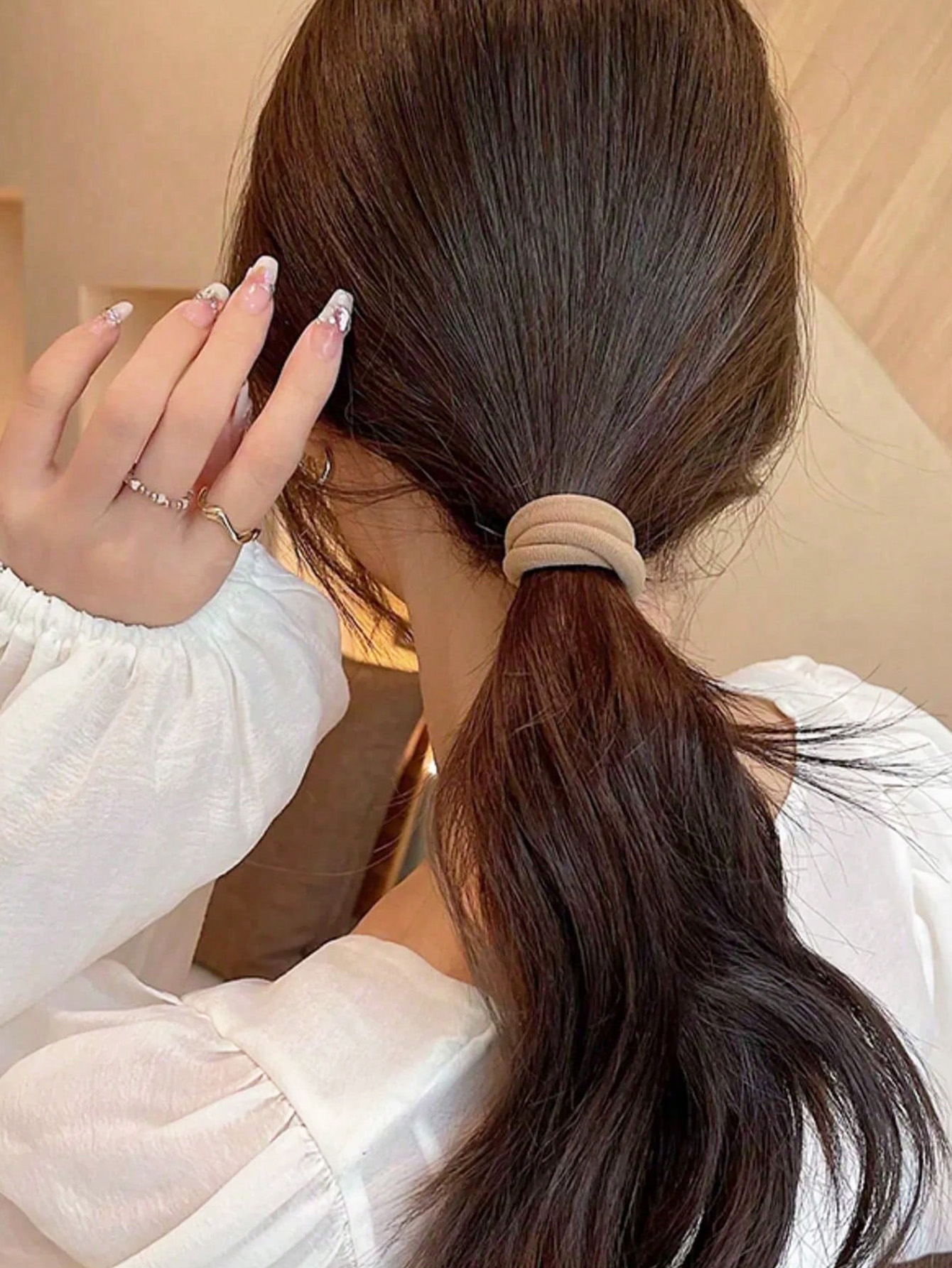 50pcs Khaki Nude Invisible Hai - Women Accessories Gift Box บทวิจารณ์และราคา