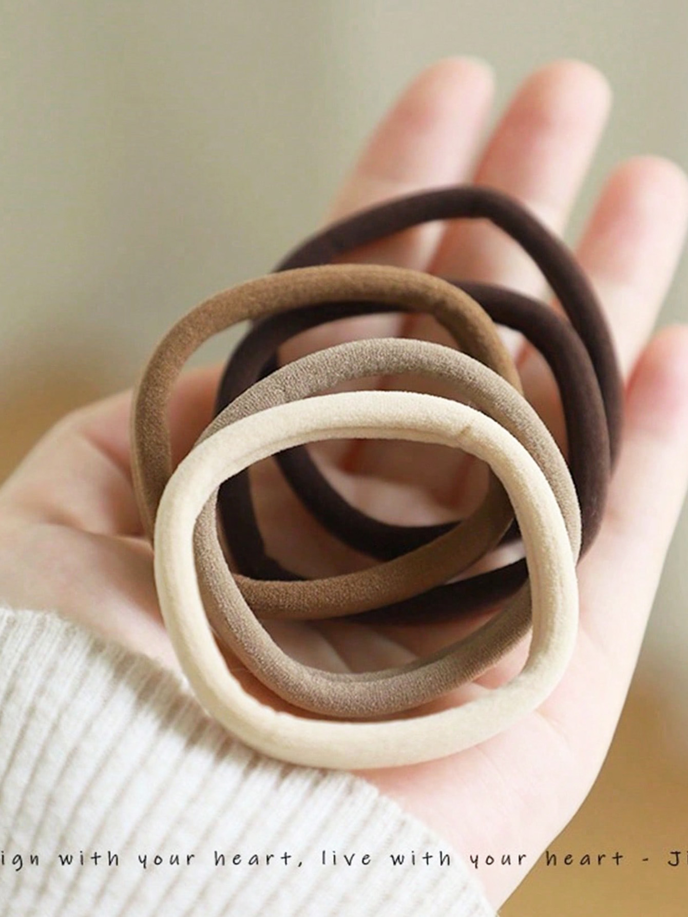 50pcs Khaki Nude Invisible Hai - Women Accessories Gift Box บทวิจารณ์และราคา