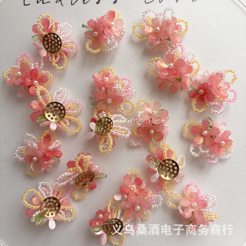 Upgraded 3D Beaded Begonia Flo - Women'S Accessories For Crocs บทวิจารณ์และราคา