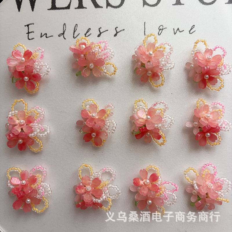 Upgraded 3D Beaded Begonia Flo - Women'S Accessories For Crocs บทวิจารณ์และราคา