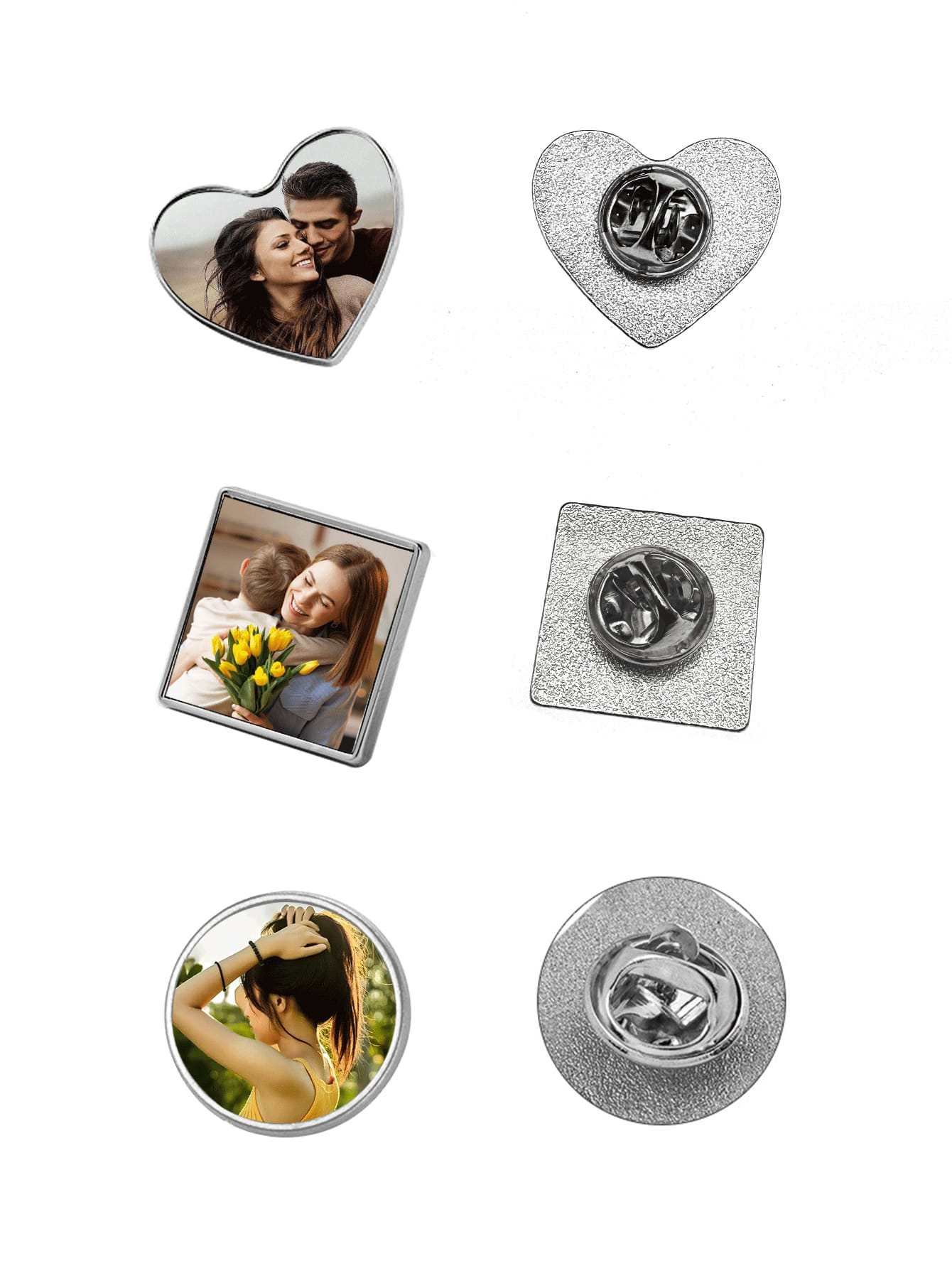 Custom Gold/Silver Metal Brooc - Brooch Pin Gold บทวิจารณ์และราคา