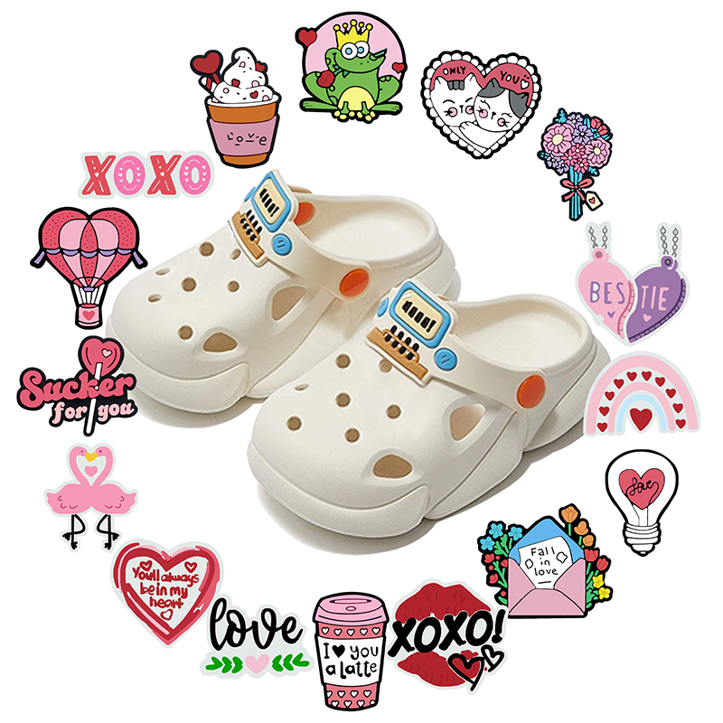 Hot Sales Cute Valentine's Day - Women'S Accessories For Crocs บทวิจารณ์และราคา