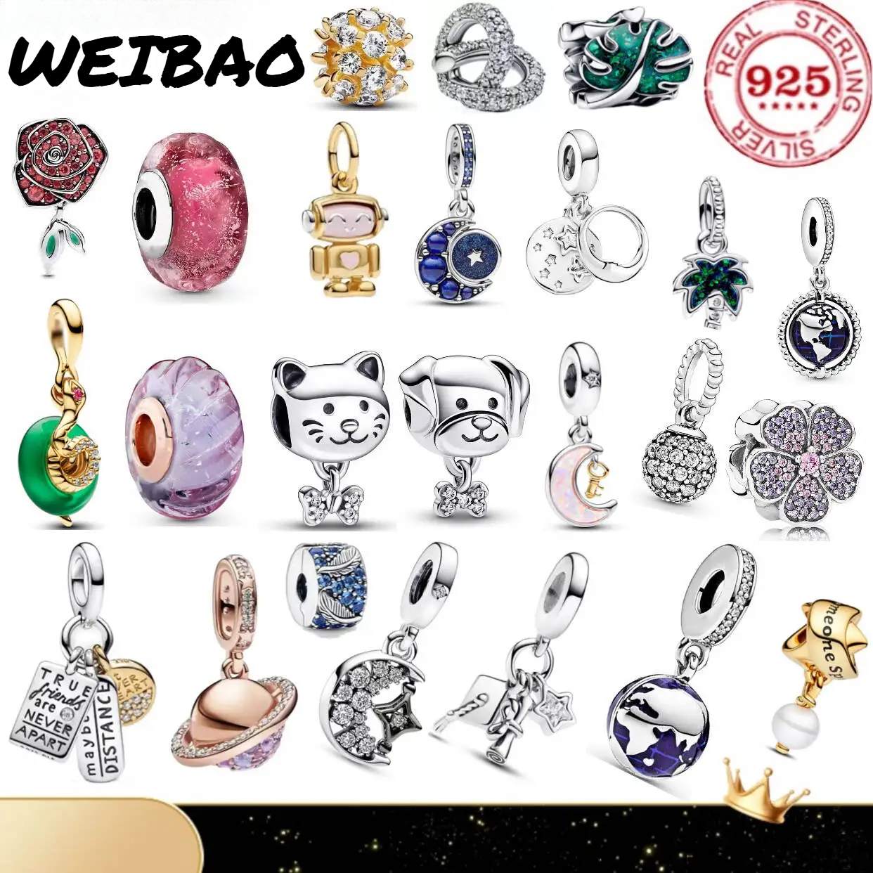925 Pure Silver Pendant: Exqui - Women Accessories Bracelet บทวิจารณ์และราคา