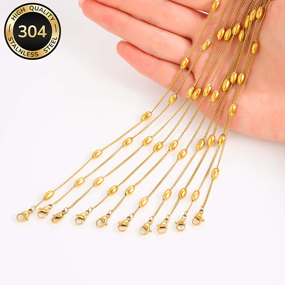 1PCS/5PCS high-quality stainle - Women Accessories Chain บทวิจารณ์และราคา