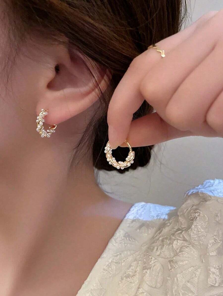 1 Pair(2pcs) Korean Fresh Swee - Women'S Accessories Designer บทวิจารณ์และราคา