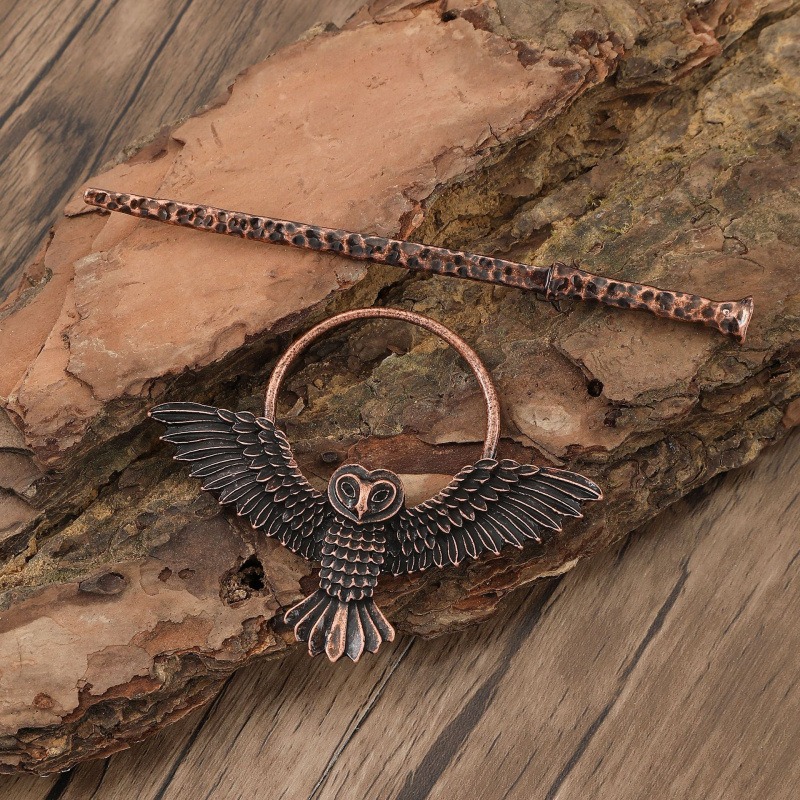 Niche Design Retro Gothic Owl  - Women'S Accessories Designer บทวิจารณ์และราคา