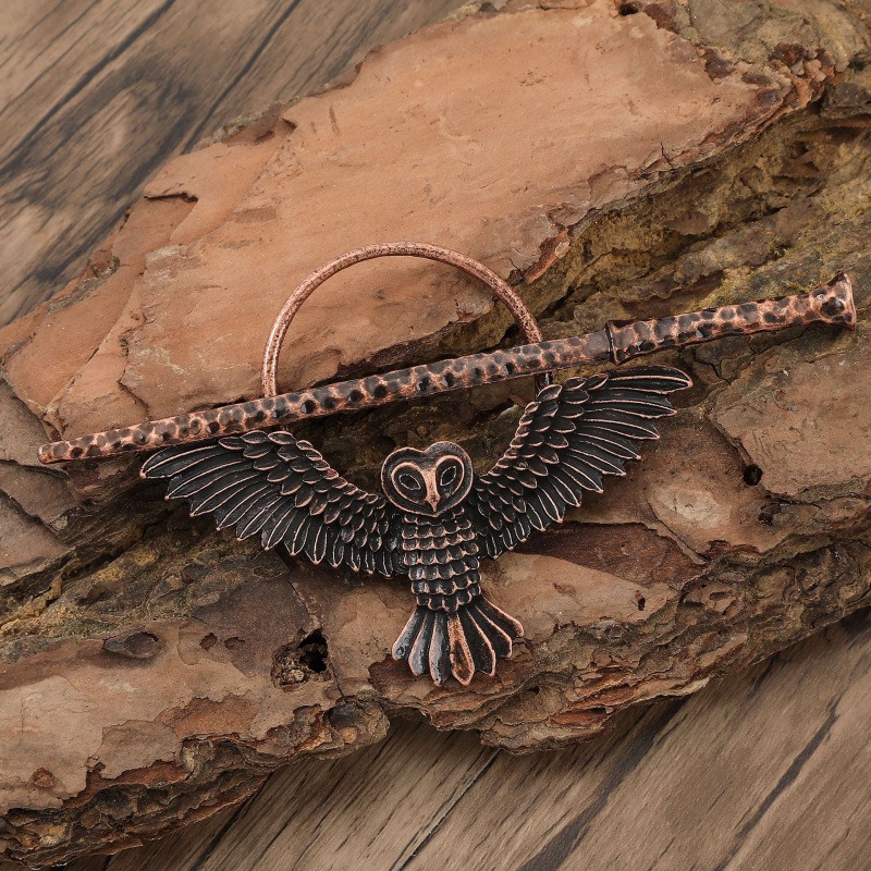 Niche Design Retro Gothic Owl  - Women'S Accessories Designer บทวิจารณ์และราคา