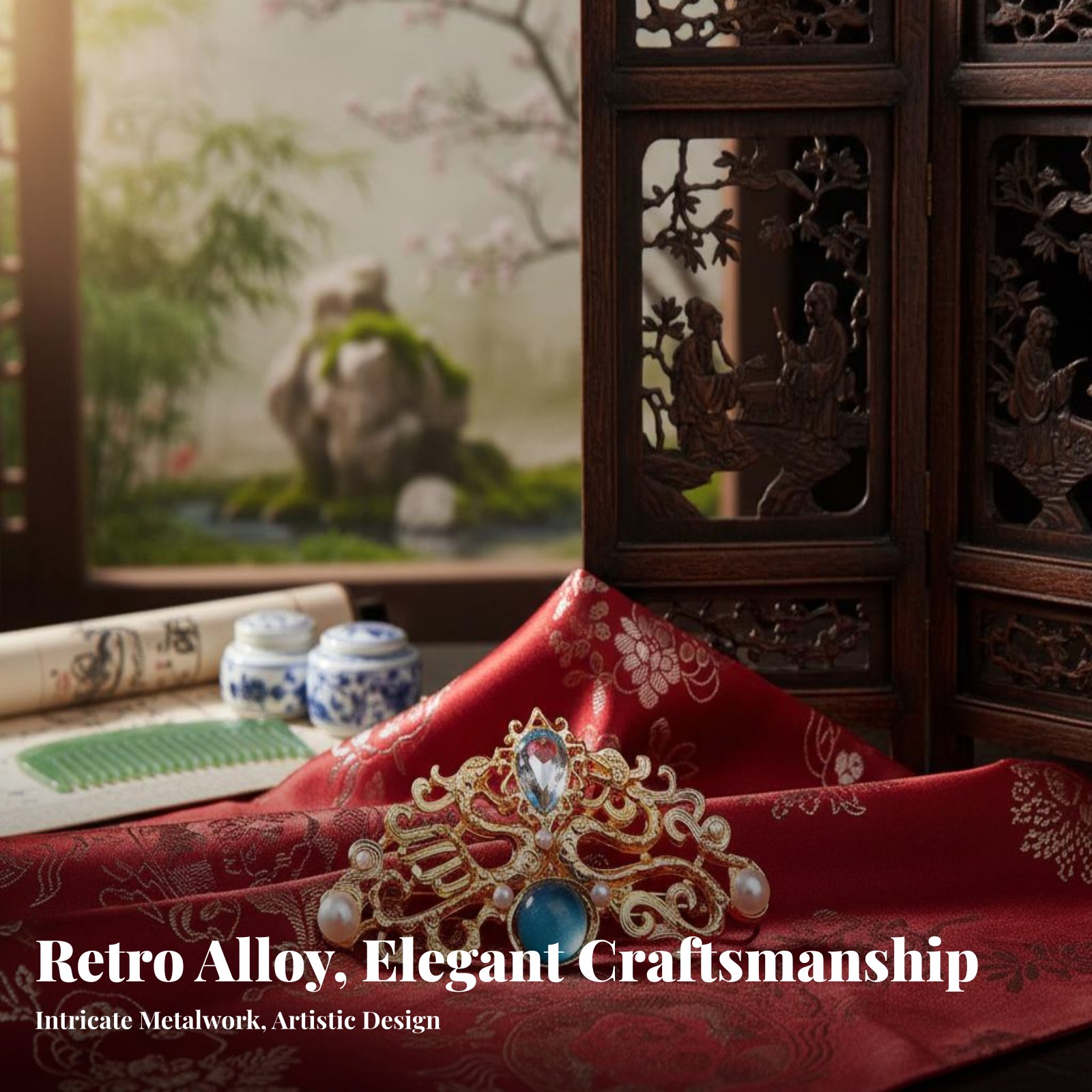 Chinese Traditional Hair Acces - Women'S Accessories Designer บทวิจารณ์และราคา