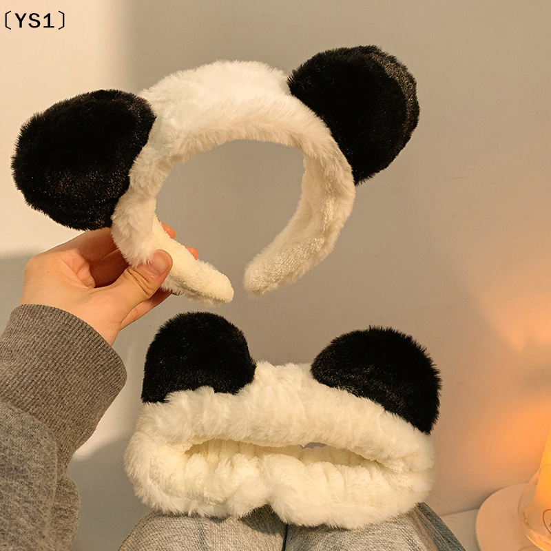 〔YS1〕Plush Headband Panda Ears - Women Accessories Online บทวิจารณ์และราคา