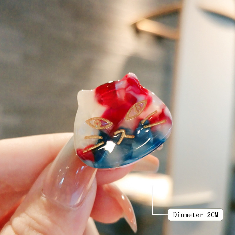 New Cute Cat Small Hair Clip f - Hair Claw Clip Set บทวิจารณ์และราคา
