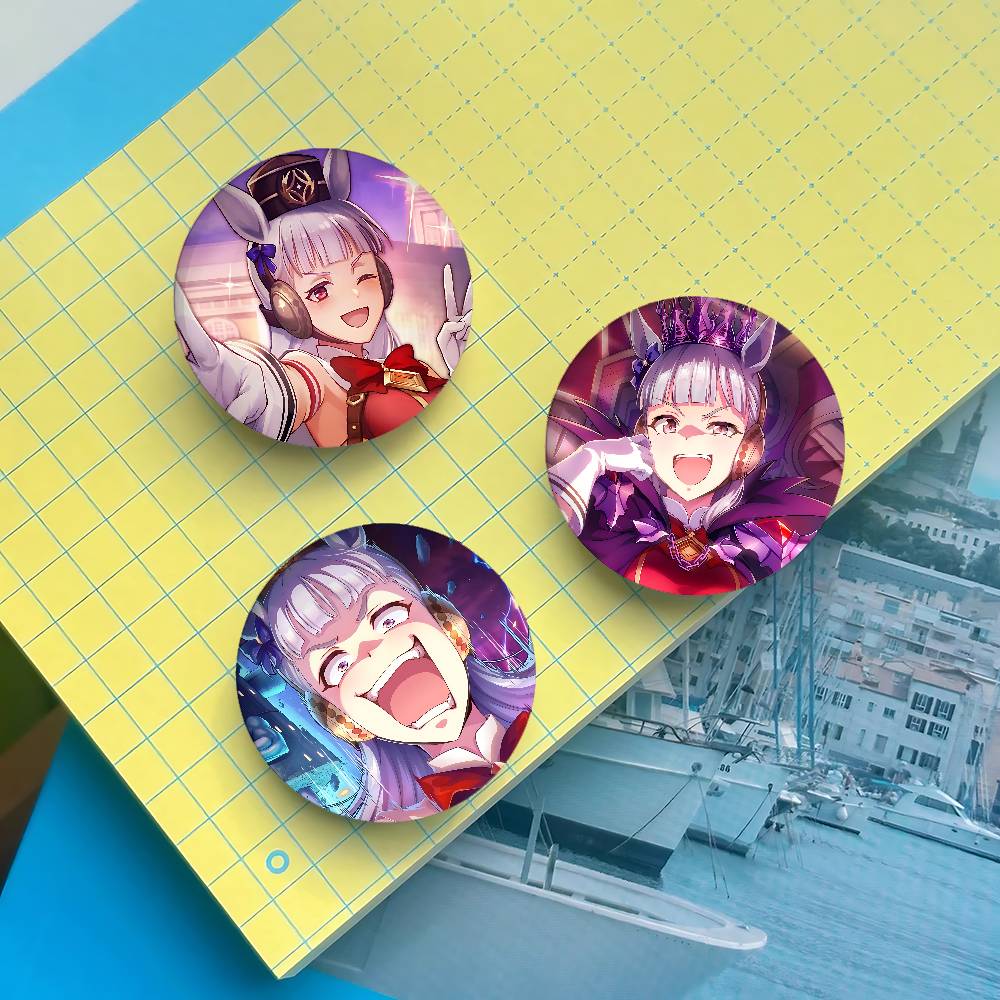 Gold Ship Umamusume P-PrettyDe - Brooch Pin Gold บทวิจารณ์และราคา