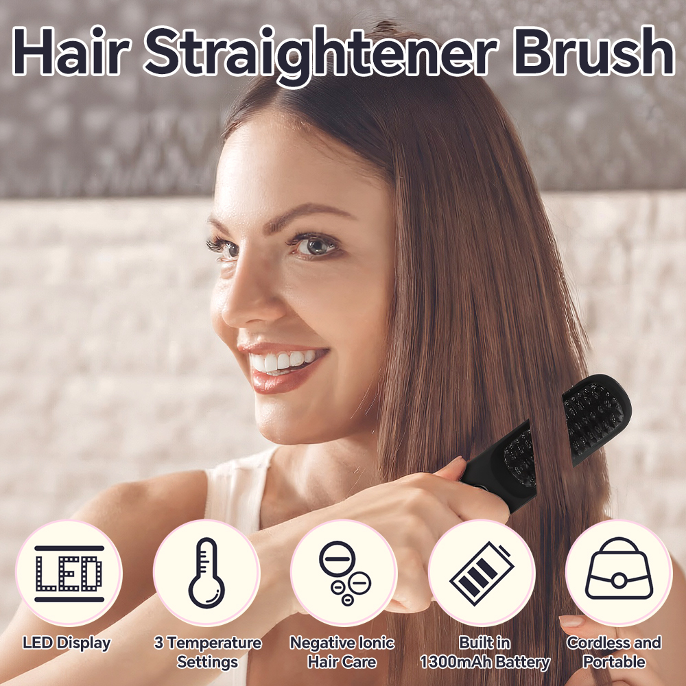 Ionic Straightening Comb, Hair - Women Accessories Display บทวิจารณ์และราคา