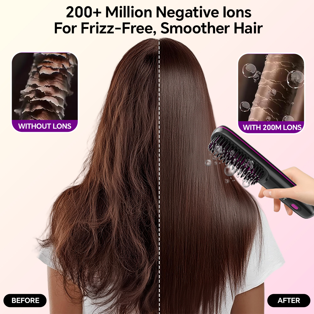 Ionic Straightening Comb, Hair - Women Accessories Display บทวิจารณ์และราคา