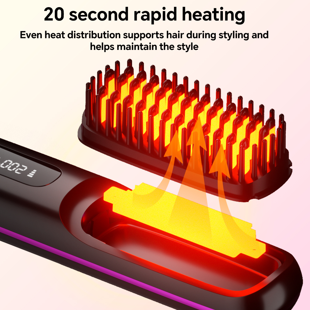 Ionic Straightening Comb, Hair - Women Accessories Display บทวิจารณ์และราคา