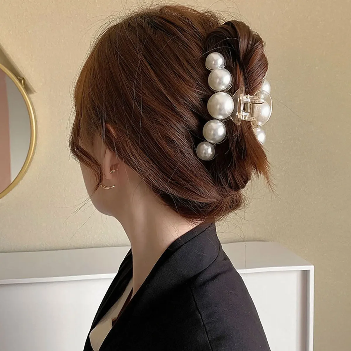 Elegant Hyperbole Big Pearls A - Women Accessories Online บทวิจารณ์และราคา