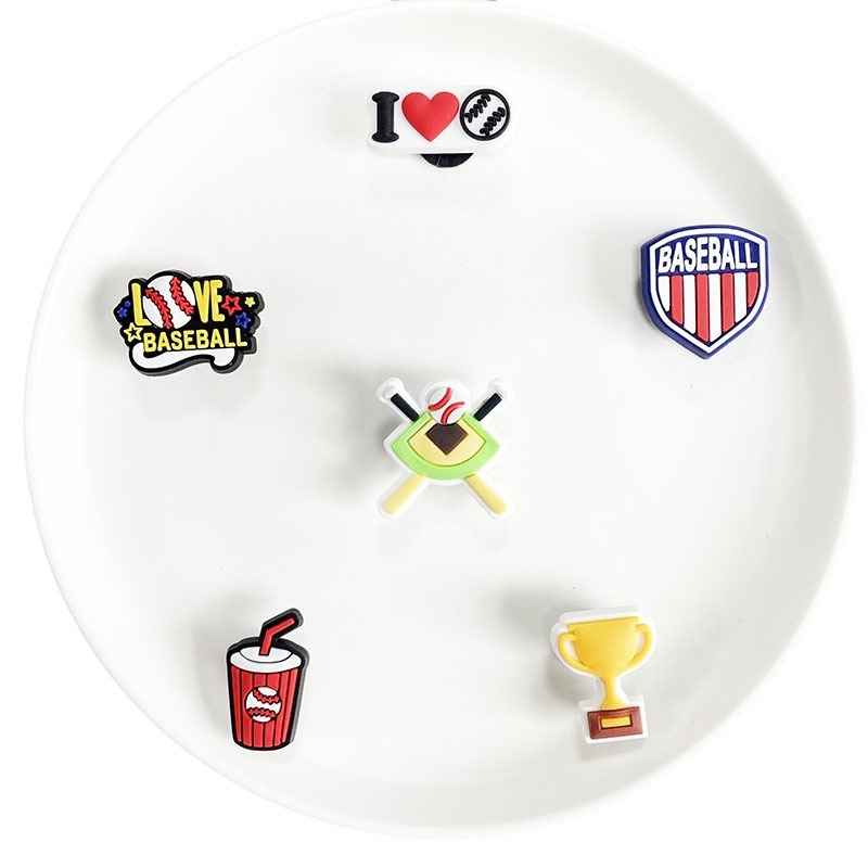 Hot 1Pcs PVC Love Baseball Sho - Women'S Accessories For Crocs บทวิจารณ์และราคา