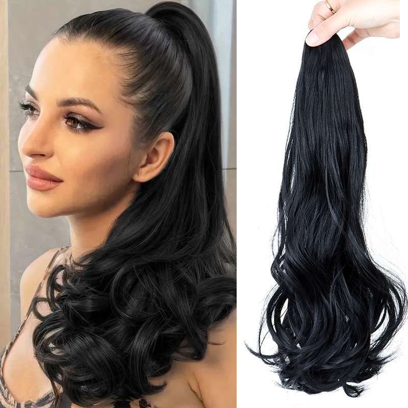 Synthetic Long Curly Ponytail  - Hair Claw Clip Set บทวิจารณ์และราคา