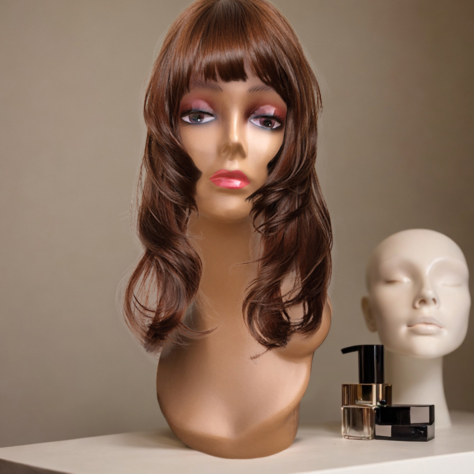 Woman Mannequin Head with Shou - Women Accessories Display บทวิจารณ์และราคา