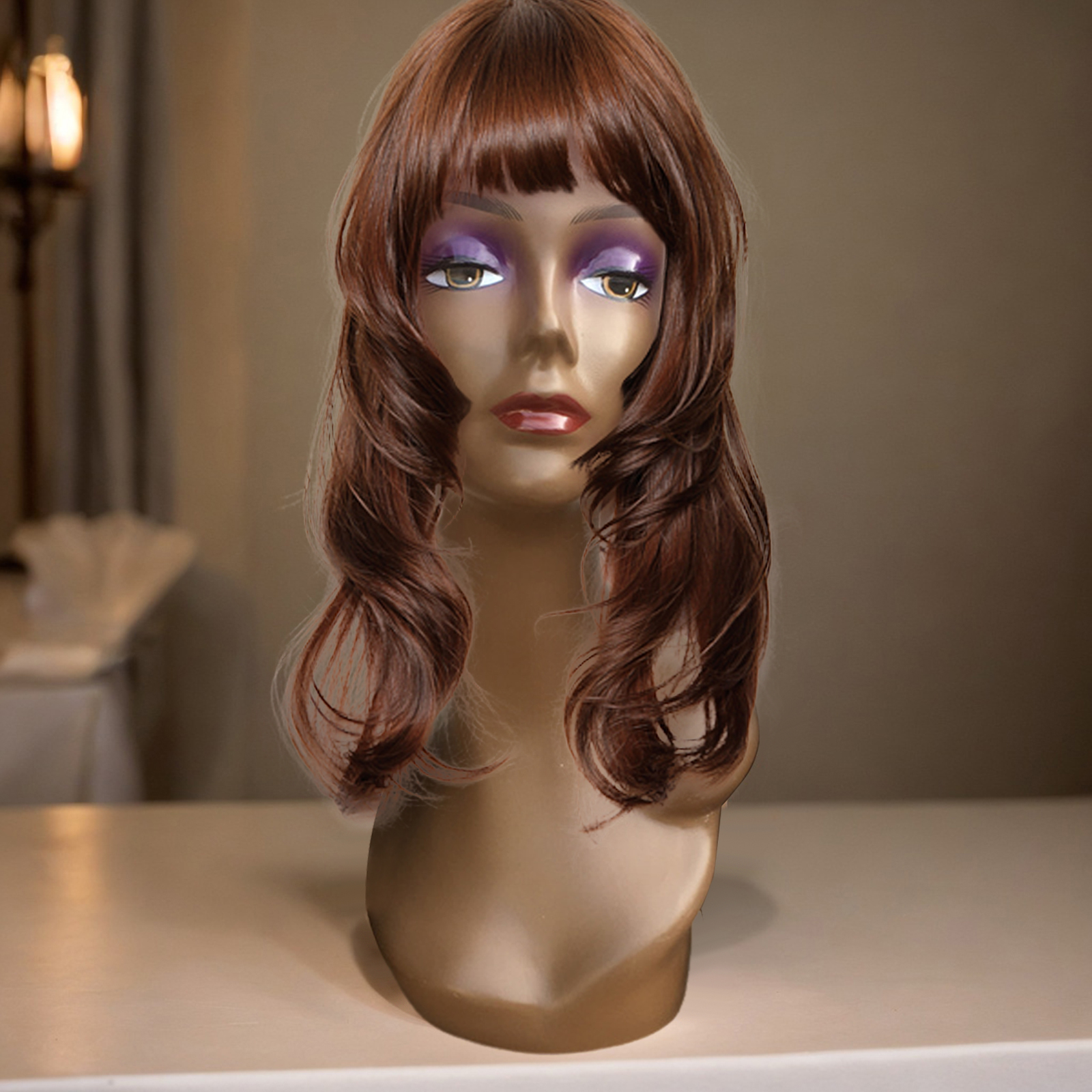 Woman Mannequin Head with Shou - Women Accessories Display บทวิจารณ์และราคา