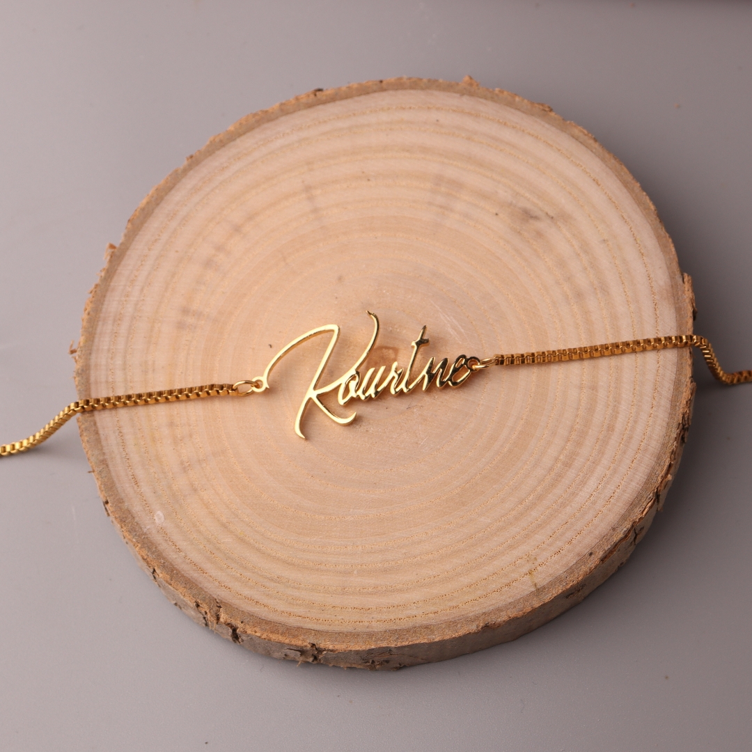 Personalised Gold Name Necklac - Women Accessories Gift Box บทวิจารณ์และราคา