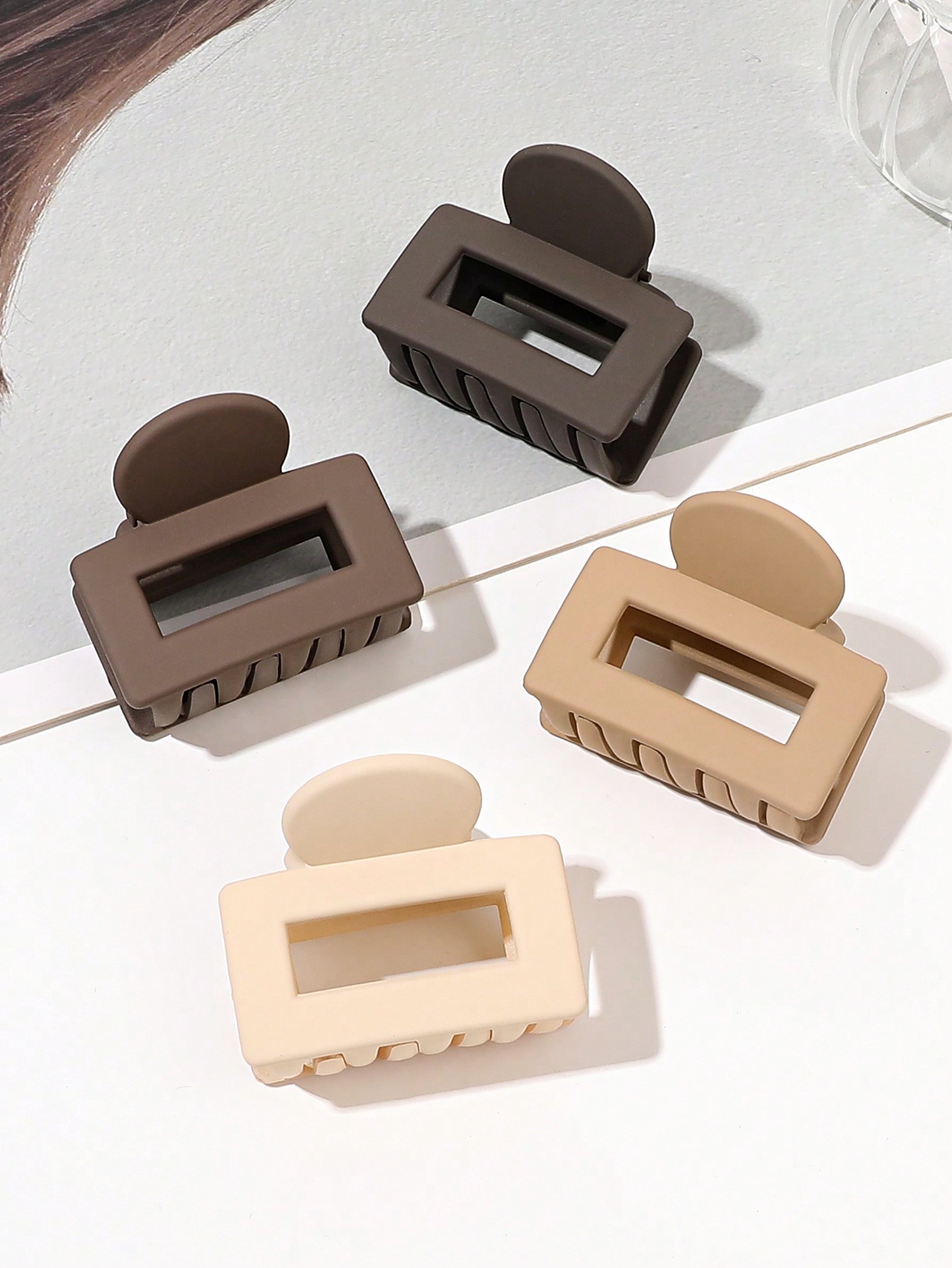 4Pcs Matte Hair Claw Clips for - Hair Claw Clip Set บทวิจารณ์และราคา