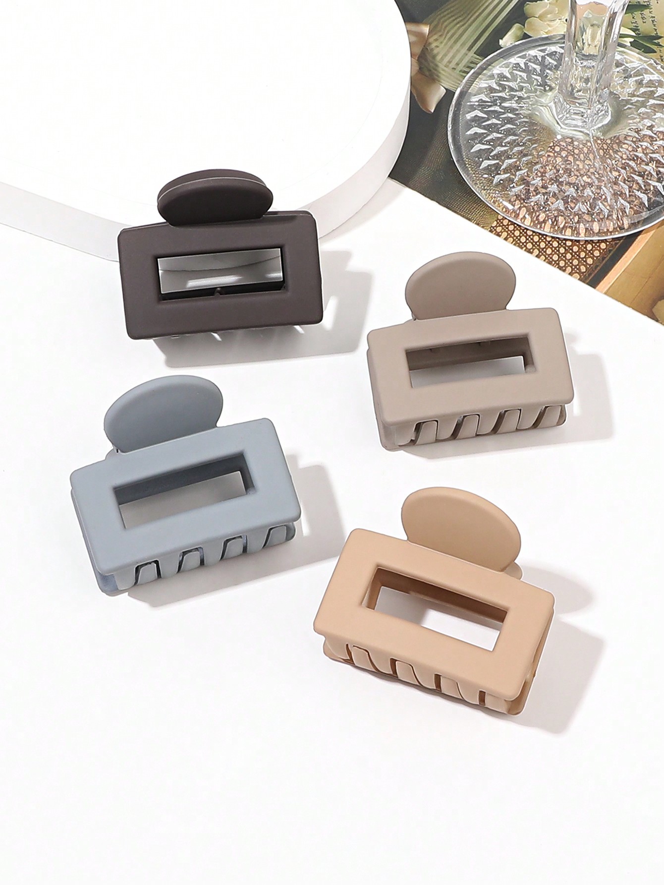 4Pcs Matte Hair Claw Clips for - Hair Claw Clip Set บทวิจารณ์และราคา