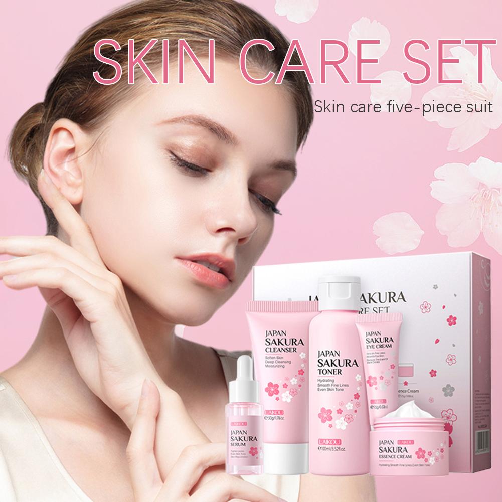 5/3pcs/Set Sakura Skin Care Se - Women Accessories Gift Box บทวิจารณ์และราคา