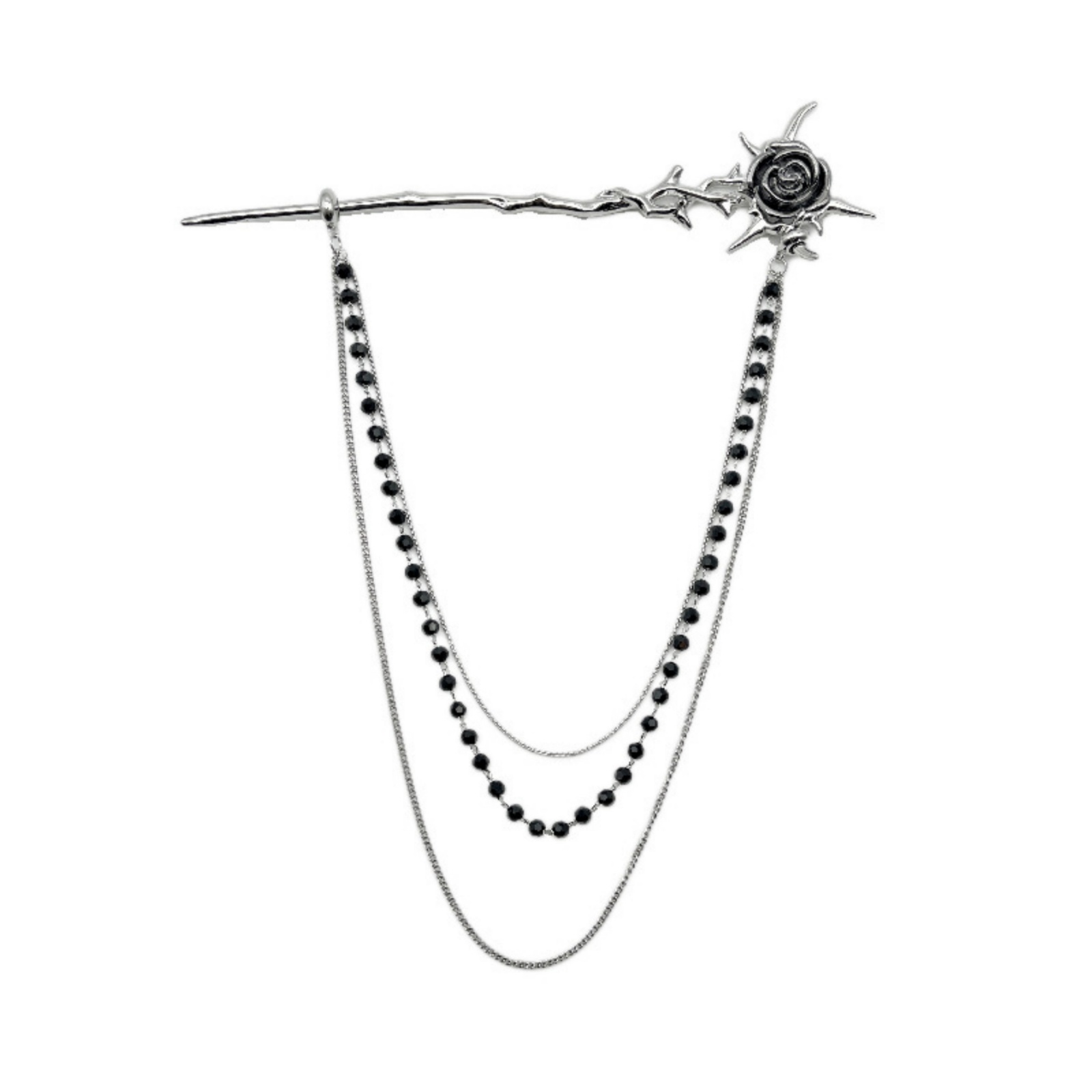 1PC Gothic Punk Thorn Rose Tas - Women Accessories Chain บทวิจารณ์และราคา