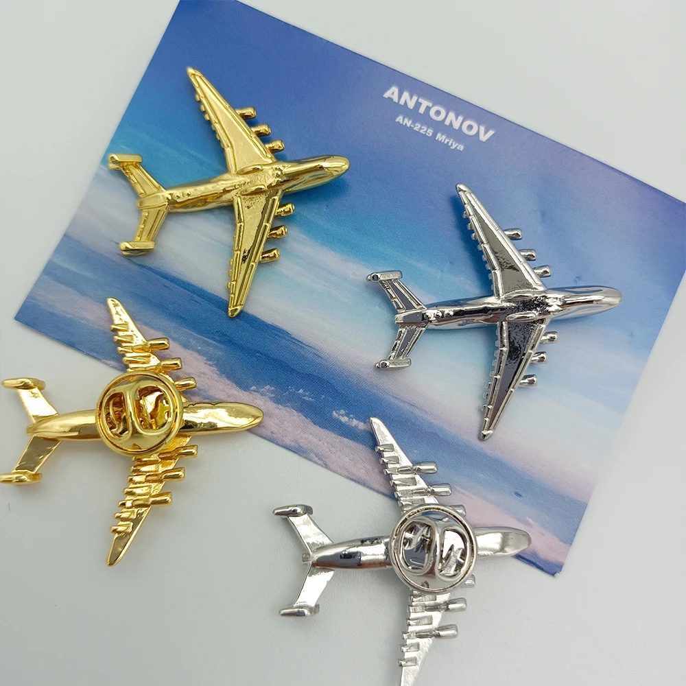 Antonov An-225 Brooch Badge Ai - Brooch Pin Gold บทวิจารณ์และราคา