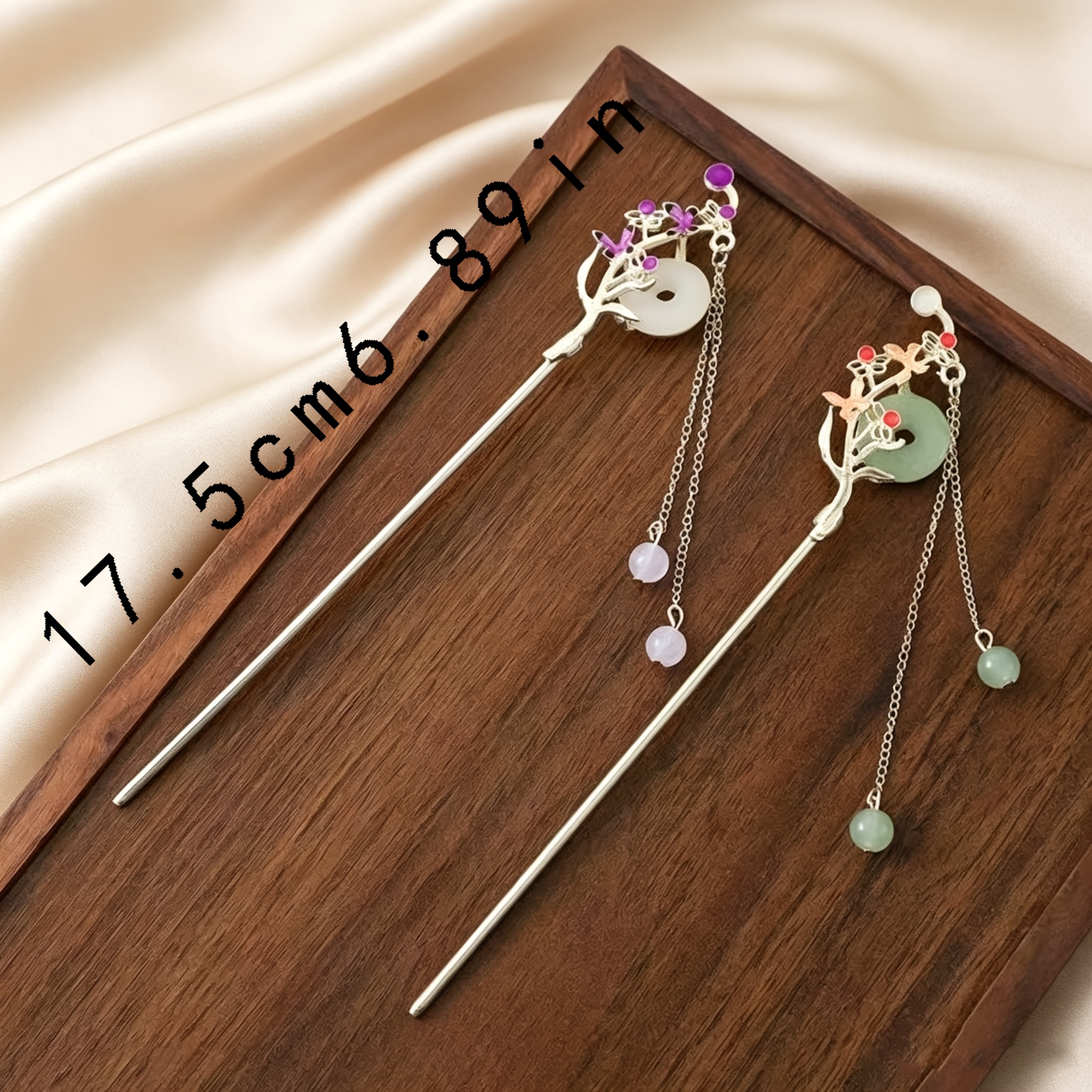 2Pcs Crystal Tassel Ladies Hai - Women Accessories Chain บทวิจารณ์และราคา