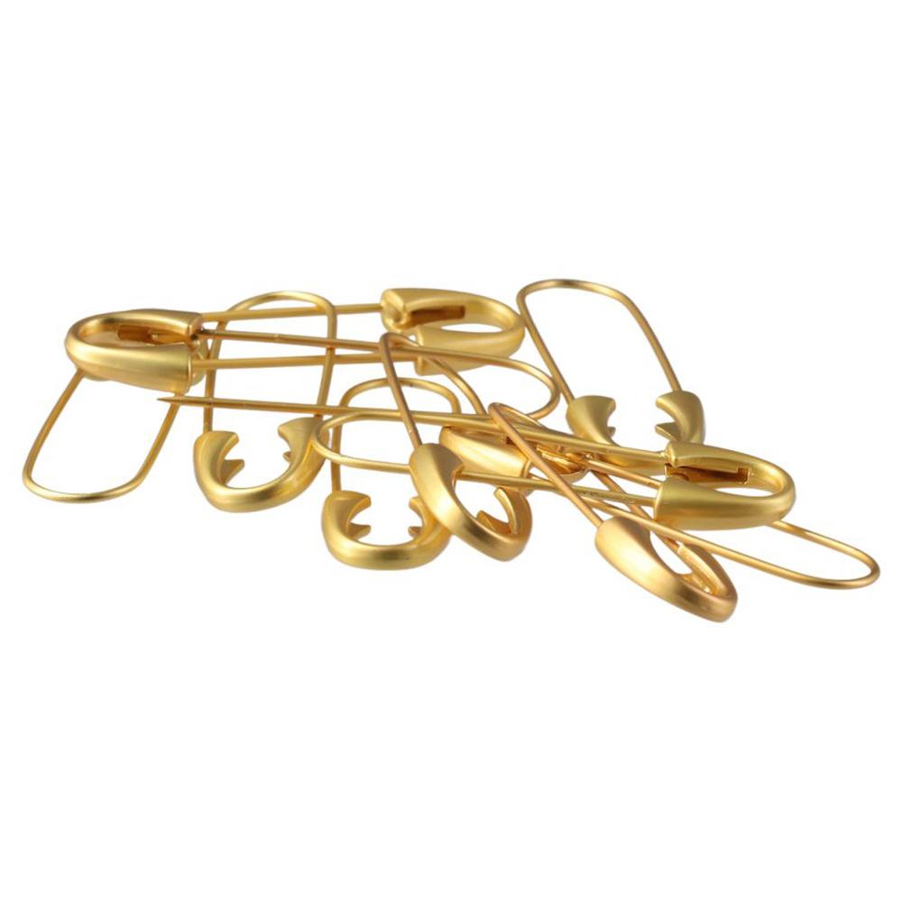 10Pcs DIY Metal Gold Brooches  - Brooch Pin Gold บทวิจารณ์และราคา